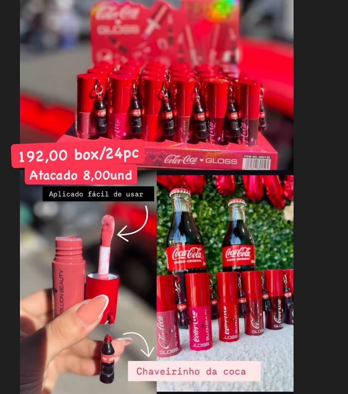 Gloss Labial Color Coca-Cola Bellon Beauty BB0159