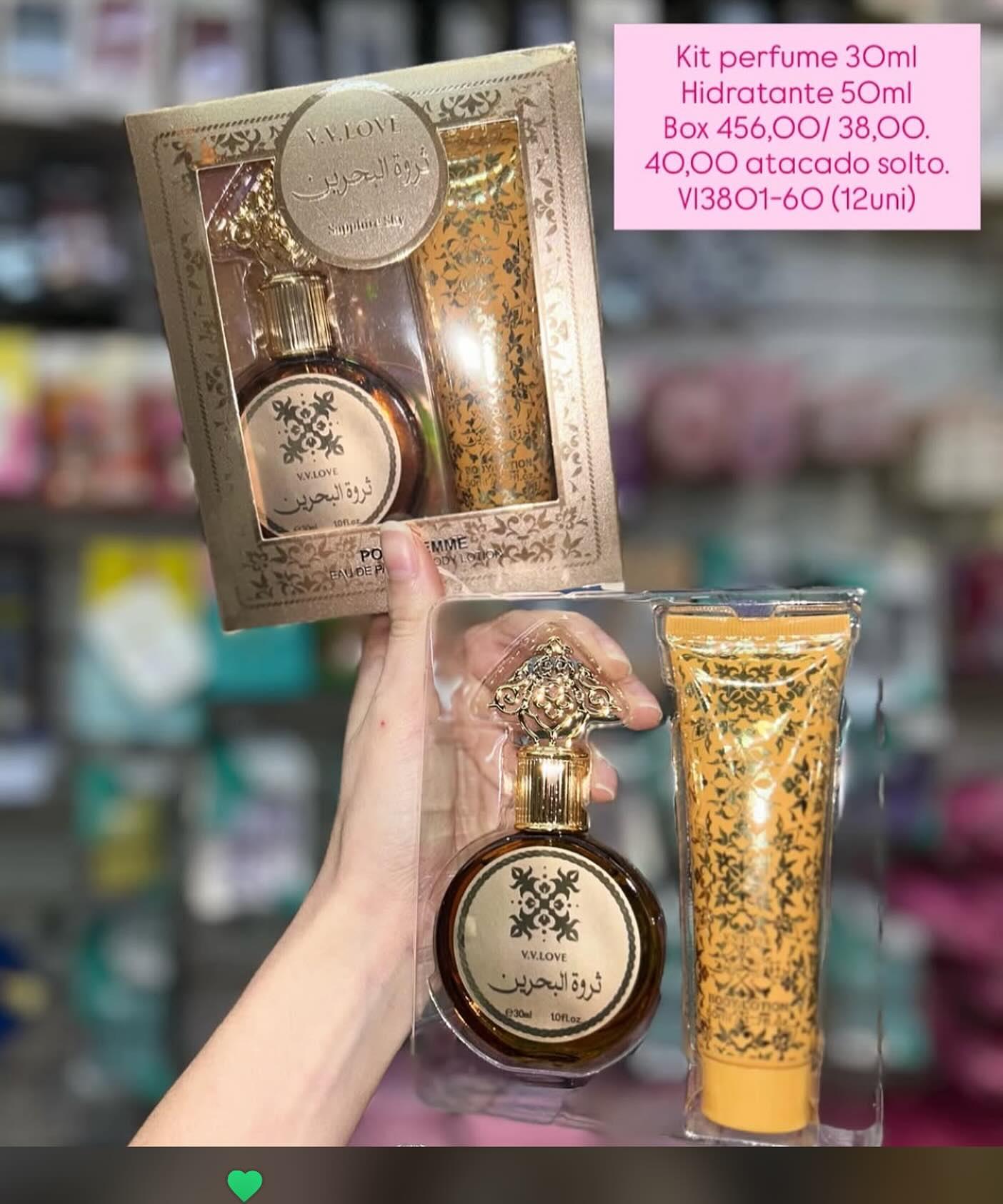 Kit Perfume 30ml + Hidratante 50ml V.V.LOVE VI3801-60