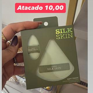 Kit de Esponjas para Maquiagem Silk Skin Ruby Rose