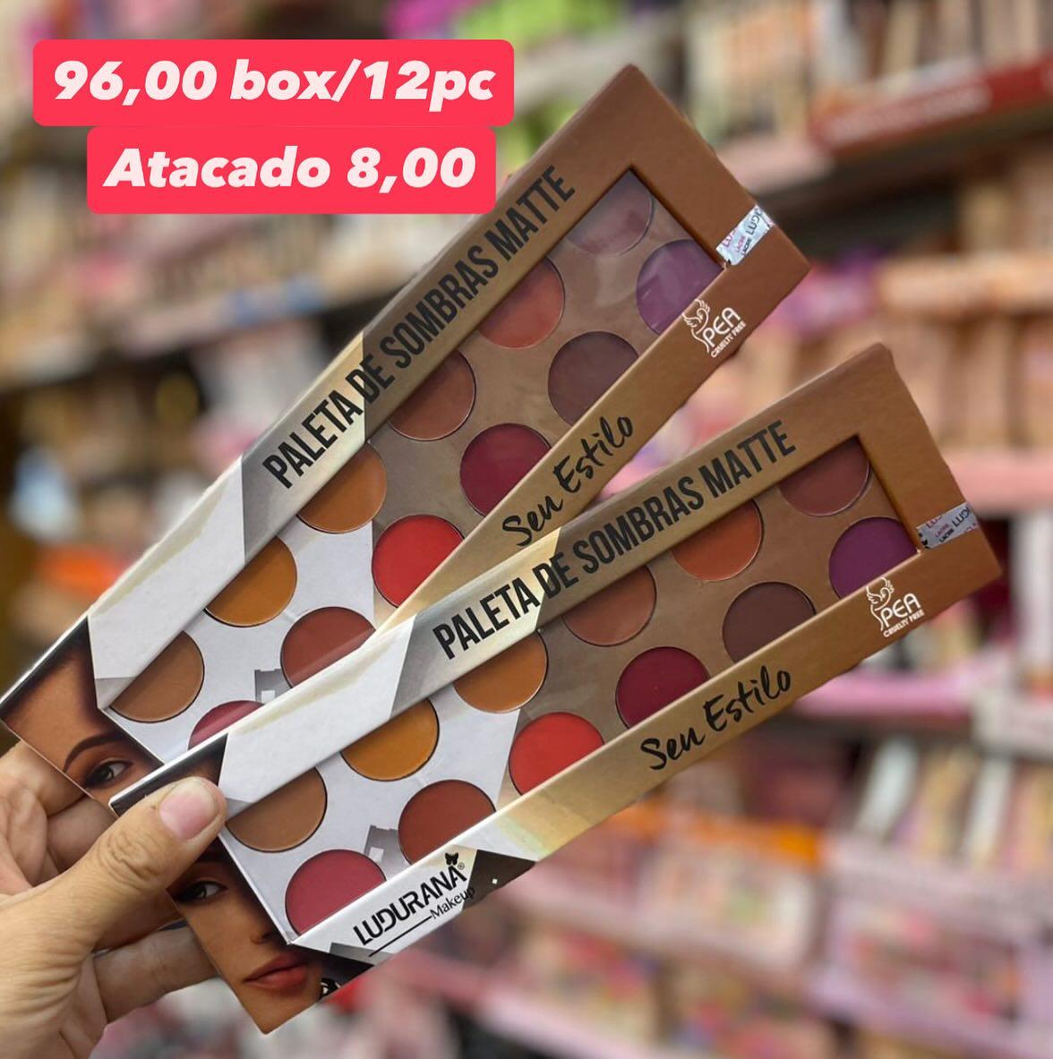Paleta de Sombras Matte Sem Estilo Ludurana