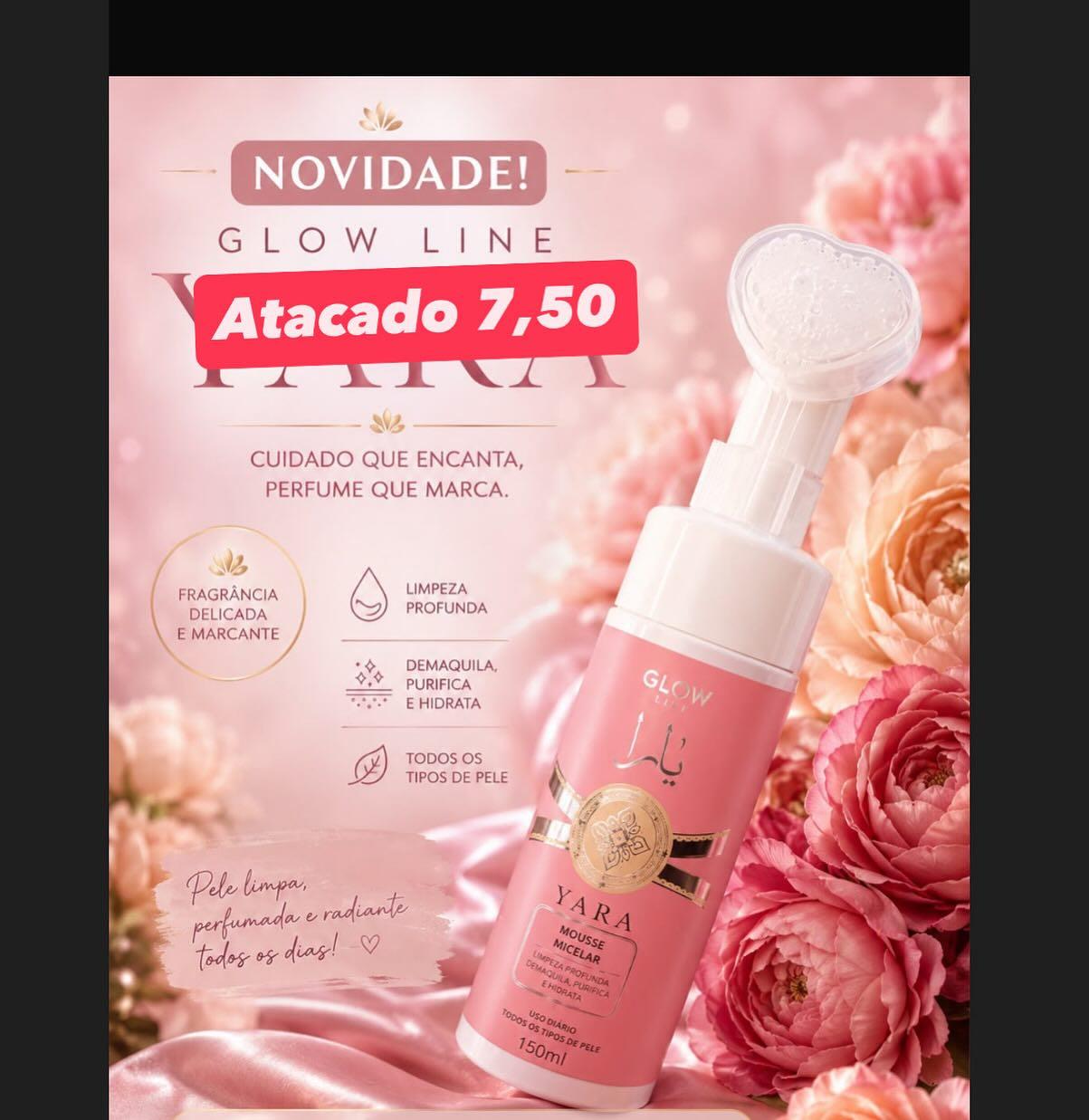 Mousse Micelar Yara Glow Line 150 ml