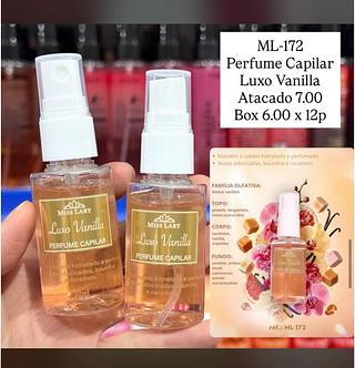 Perfume Capilar Luxo Vanilla Miss Lary ML-172 30ml