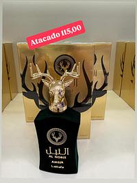 Perfume Al Noble Ameer Lattafa 100ml — frasco preto