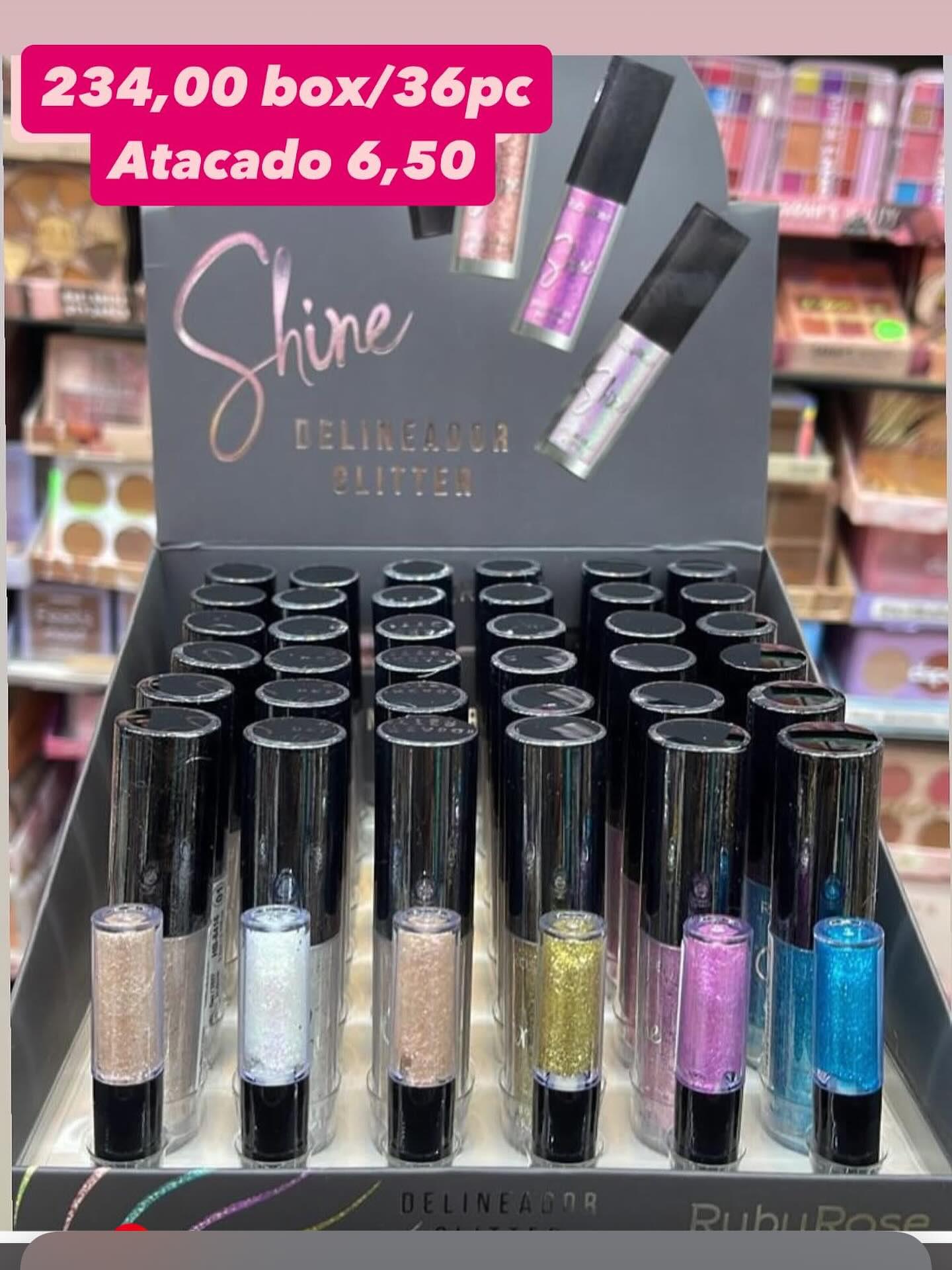 Delineador Glitter Shine Ruby Rose