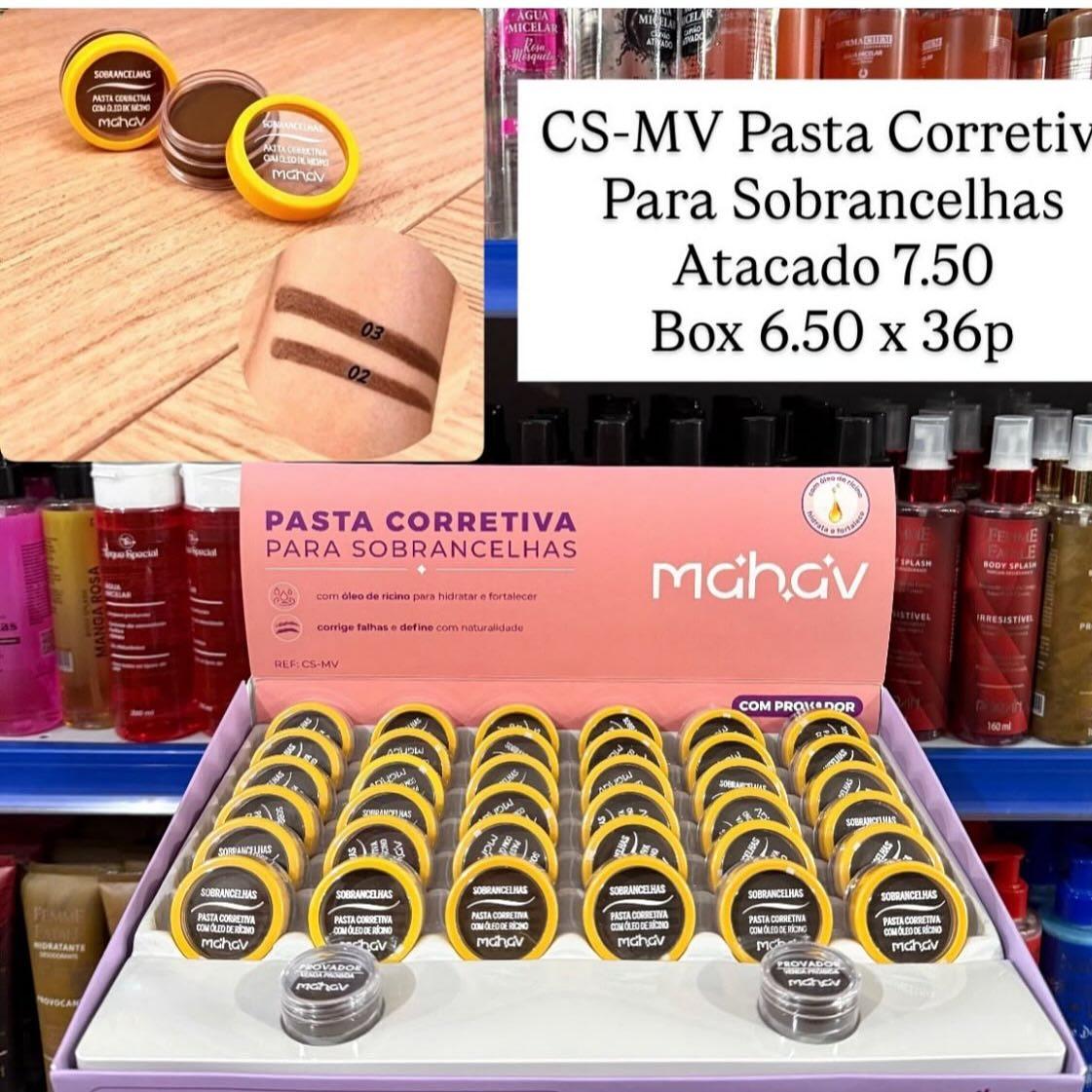 Pasta Corretiva para Sobrancelhas Mahav CS-MV