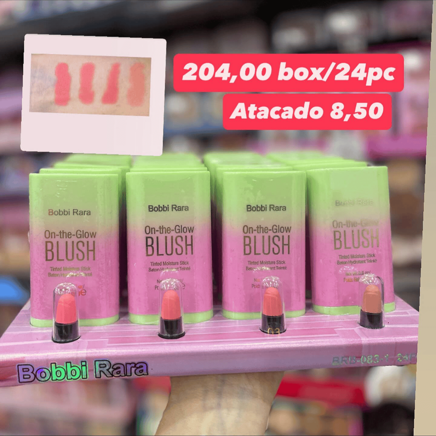 Blush em Bastão On-the-Glow Bobbi Rara