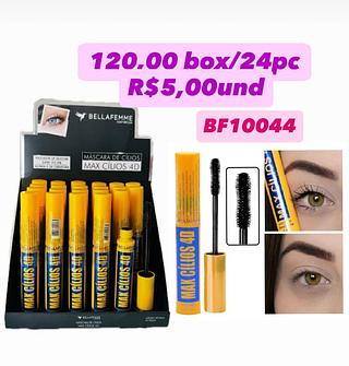Máscara de Cílios Max Cílios 4D Bellafemme BF10044