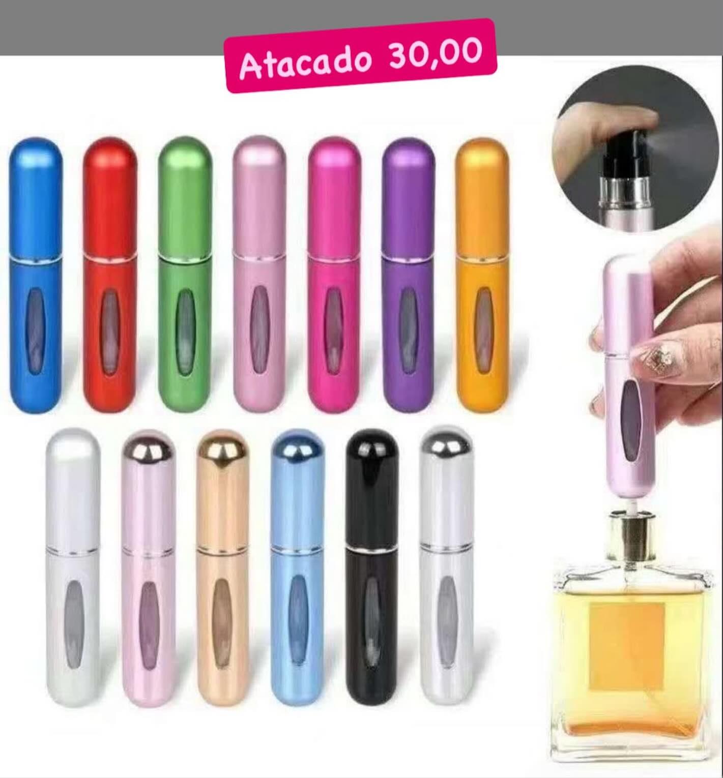 Atomizador de Perfume Portátil Colorido
