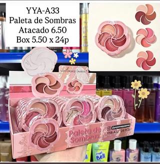 Paleta de sombras em espiral