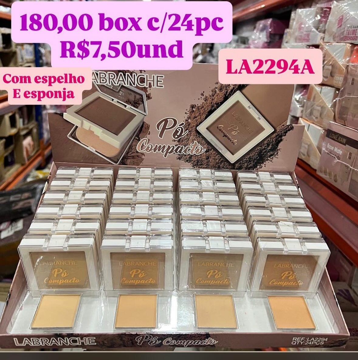 Pó Compacto LaBranche com Espelho e Esponja LA2294A