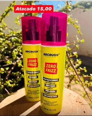 Spray Finalizador Zero Frizz BBCRUSH Cosmetics 200ml