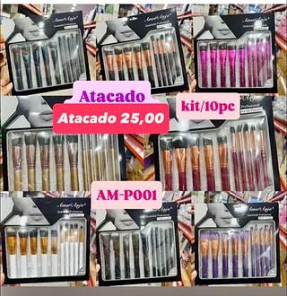 Kit de Pincéis Profissionais Amor Anjo 10 Peças AM-P001
