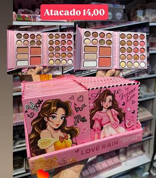 Paleta de Maquiagem Love Rain 33 Cores LR-3402