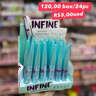 Delineador Líquido à Prova d'Água Infine Vivai 6ml