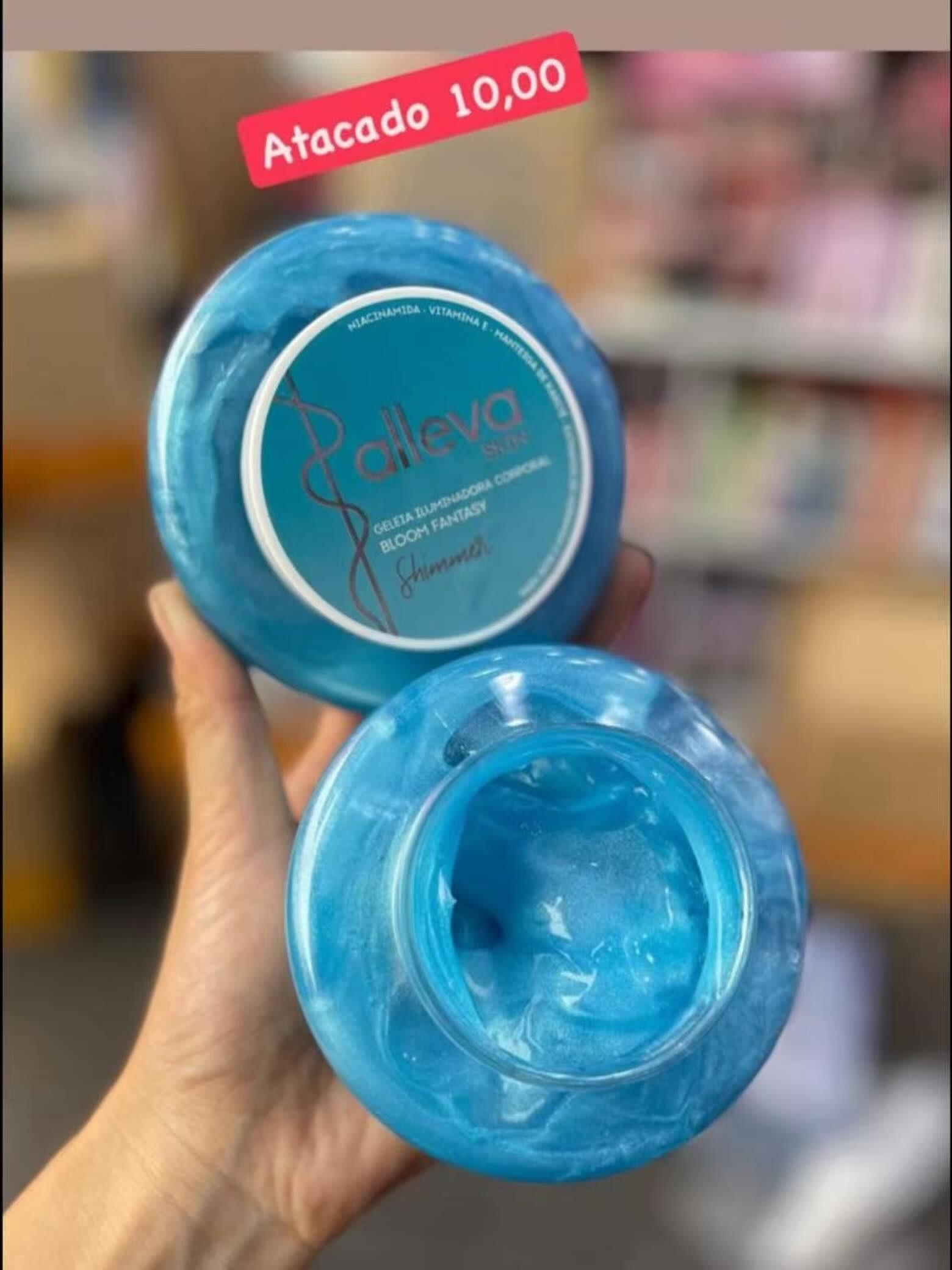 Geleia Hidratante Corporal Alleva Skin Bloom Fantasy Shimmer
