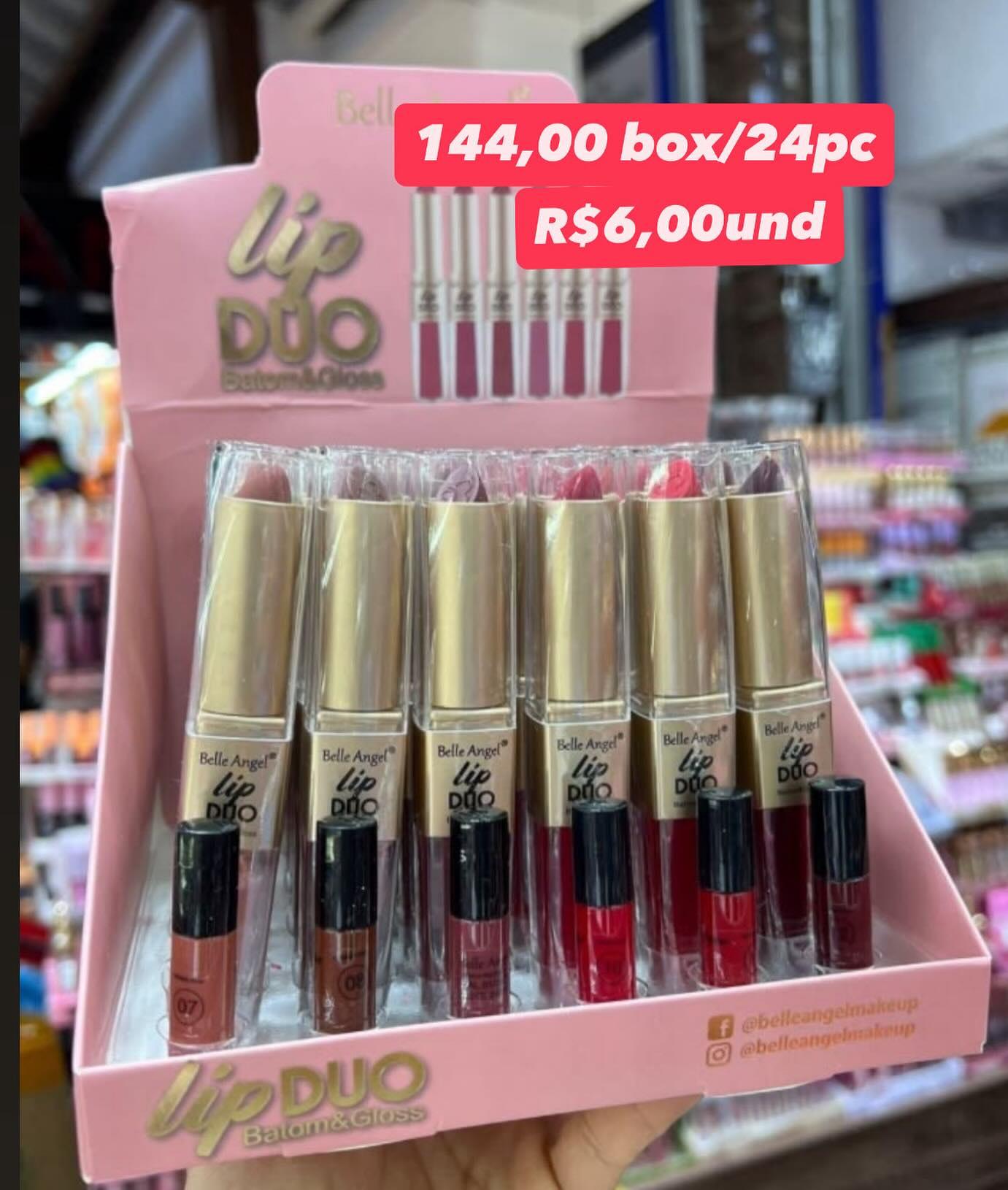 Lip Duo Batom & Gloss Belle Angel — variante de cores