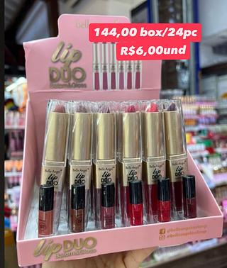 Lip Duo Batom & Gloss Belle Angel — variante de cores