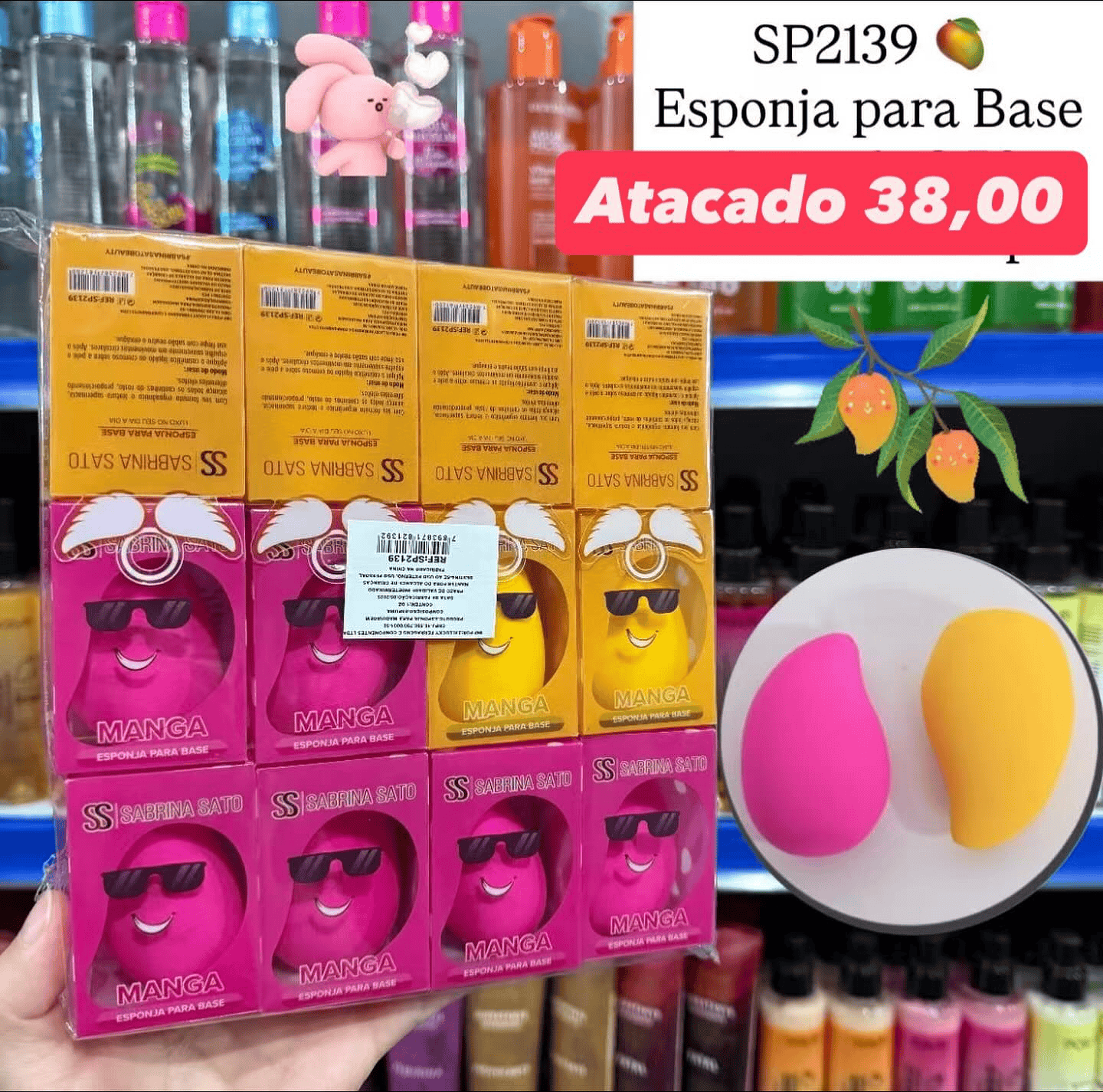 Esponja para Base Manga Sabrina Sato SP2139