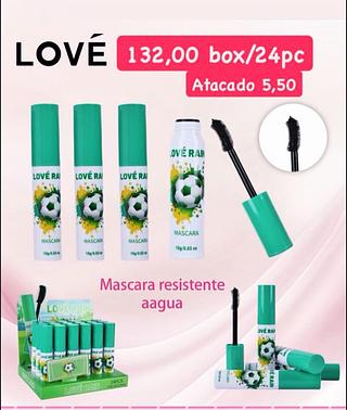 Máscara de Cílios Love Rain Resistente à Água