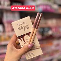 Duo de Lápis para Contorno Labial Retrátil Fenzza Choco Fun