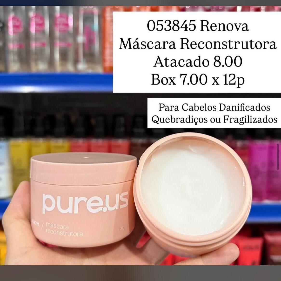 Máscara Reconstrutora Pureus Renova 100g