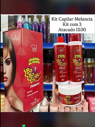 Kit Capilar Melancia Cheirinho de Chiclete BoBa Soul