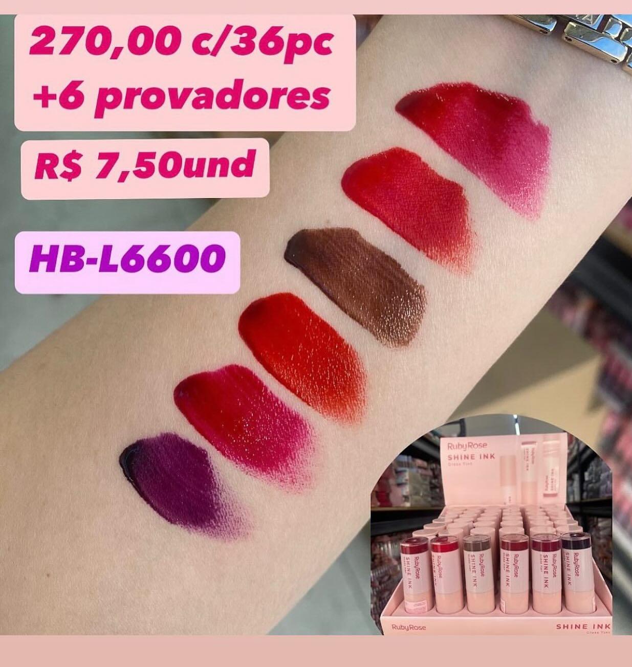 Gloss Tint Shine Ink Ruby Rose HB-L6600