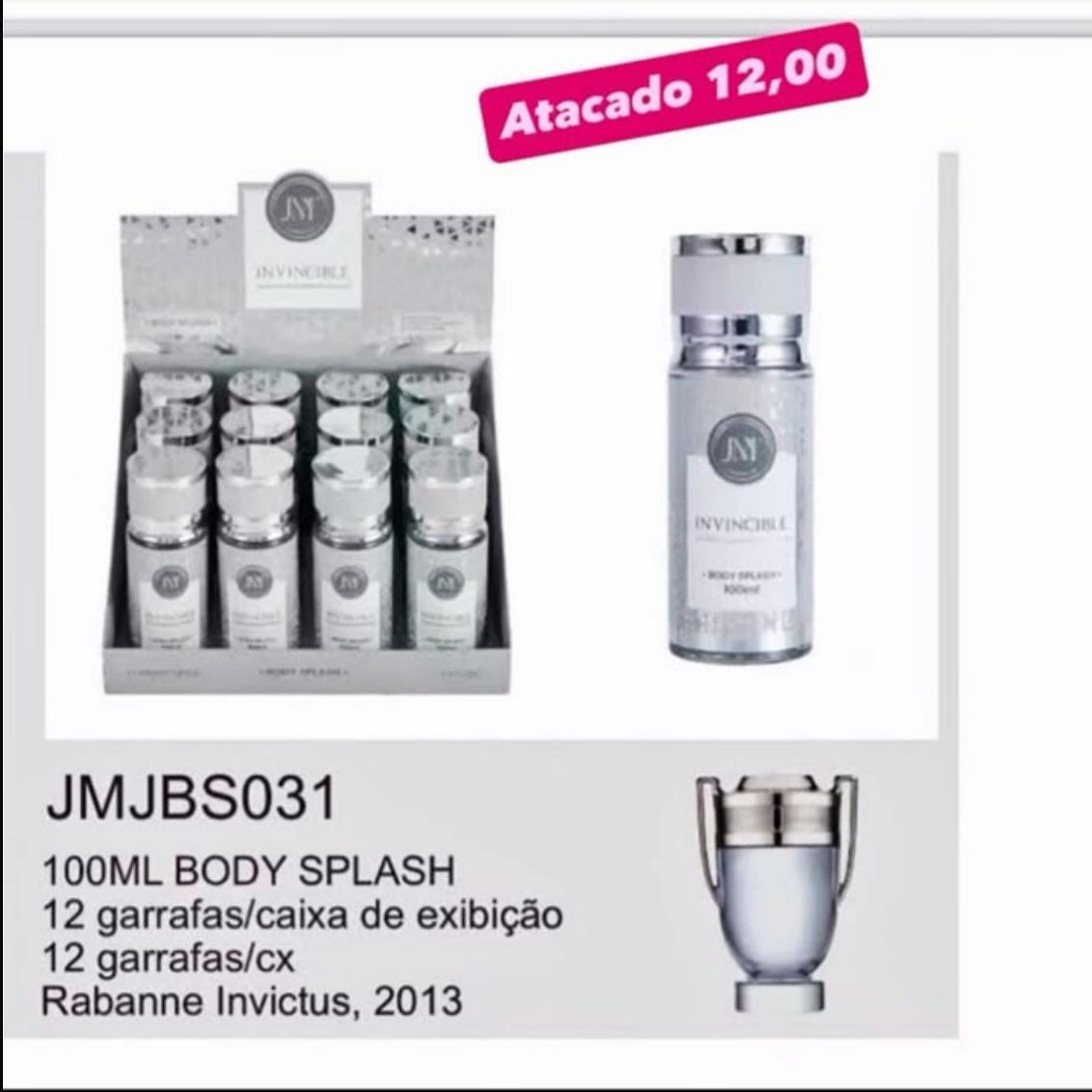 Body Splash Invincible 100ml JMJBS031