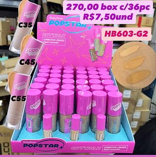Corretivo Líquido Catwalk Popstar Ruby Rose HB603-G2