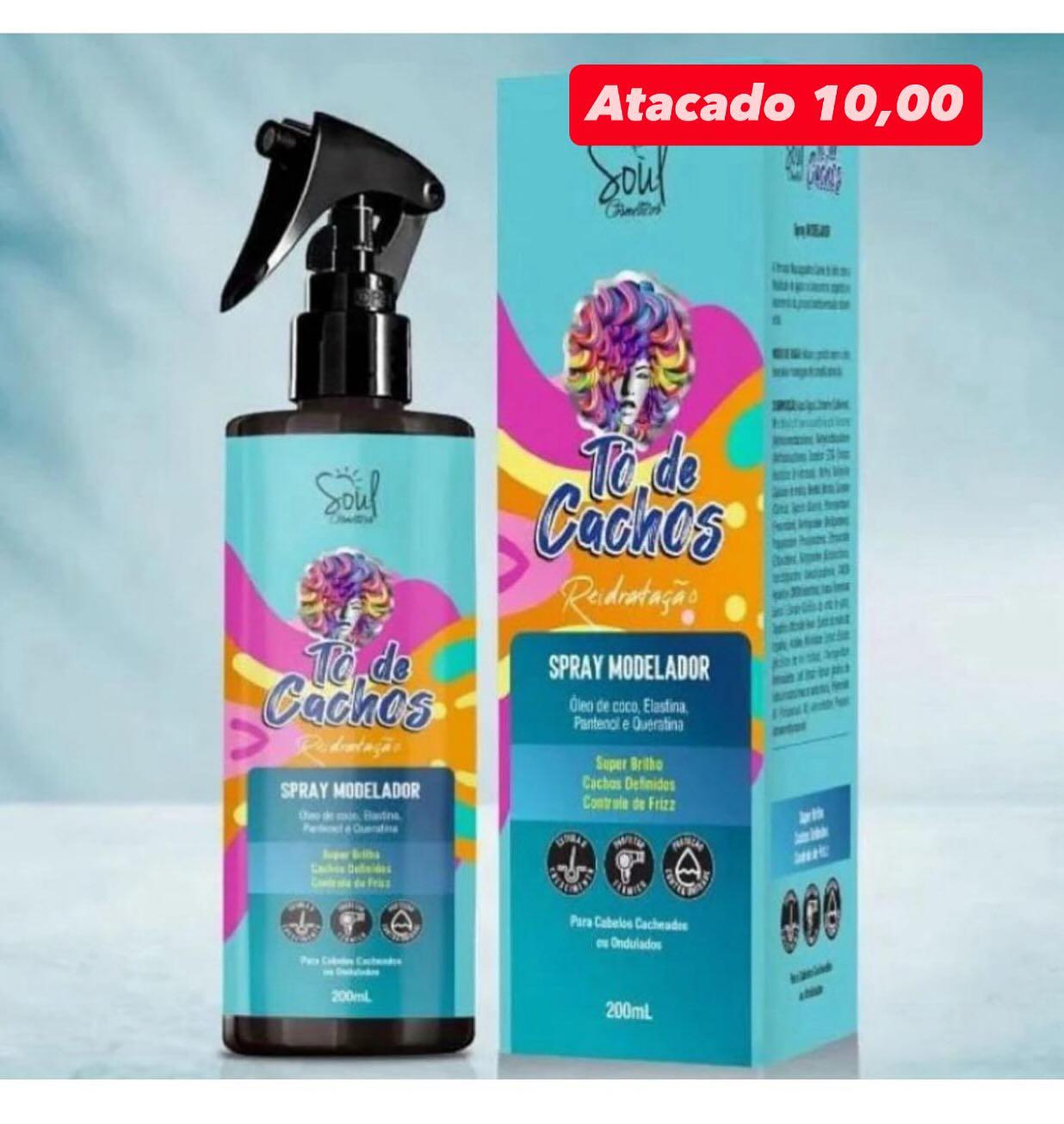 Spray Modelador Tô de Cachos Soul 200ml