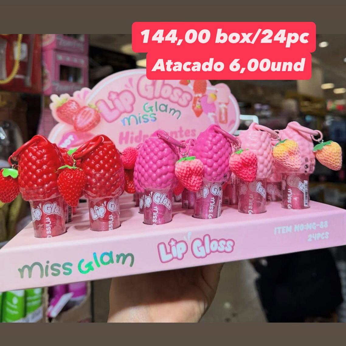 Gloss Labial Hidratante Miss Glam MG-88