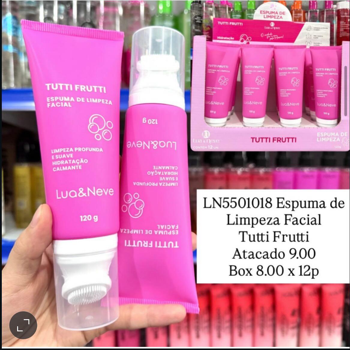 Espuma de Limpeza Facial Tutti Frutti Lua&Neve 120g LN5501018