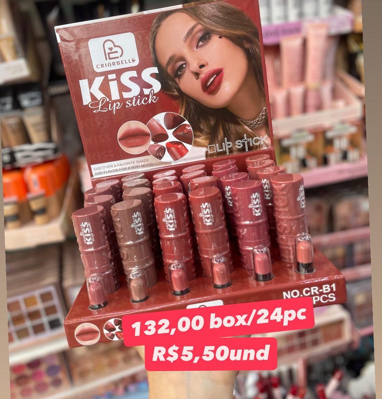 Batom Kiss Lip Stick Criobelle CR-B1