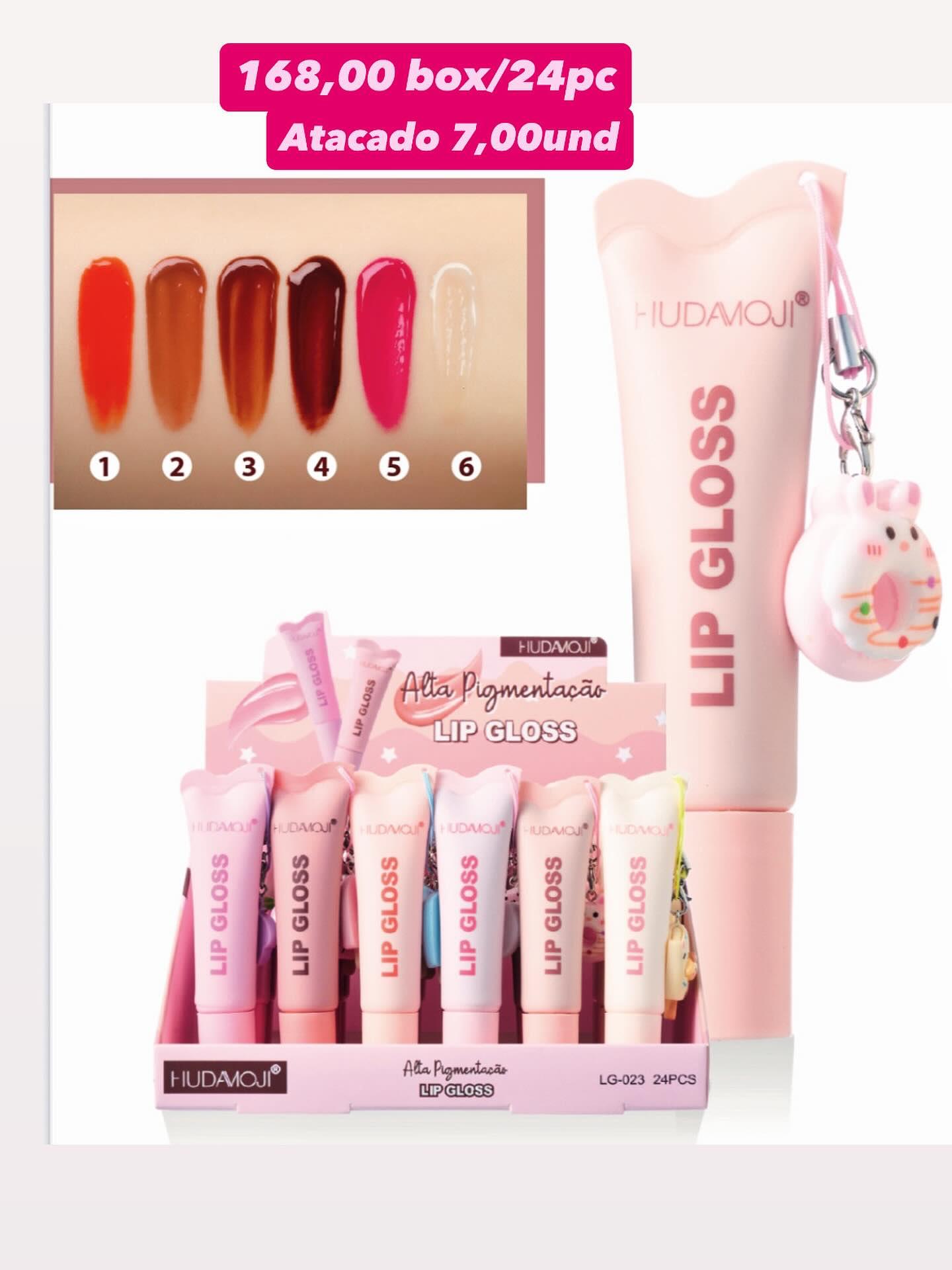 Lip Gloss Alta Pigmentação HudaMoji LG-023