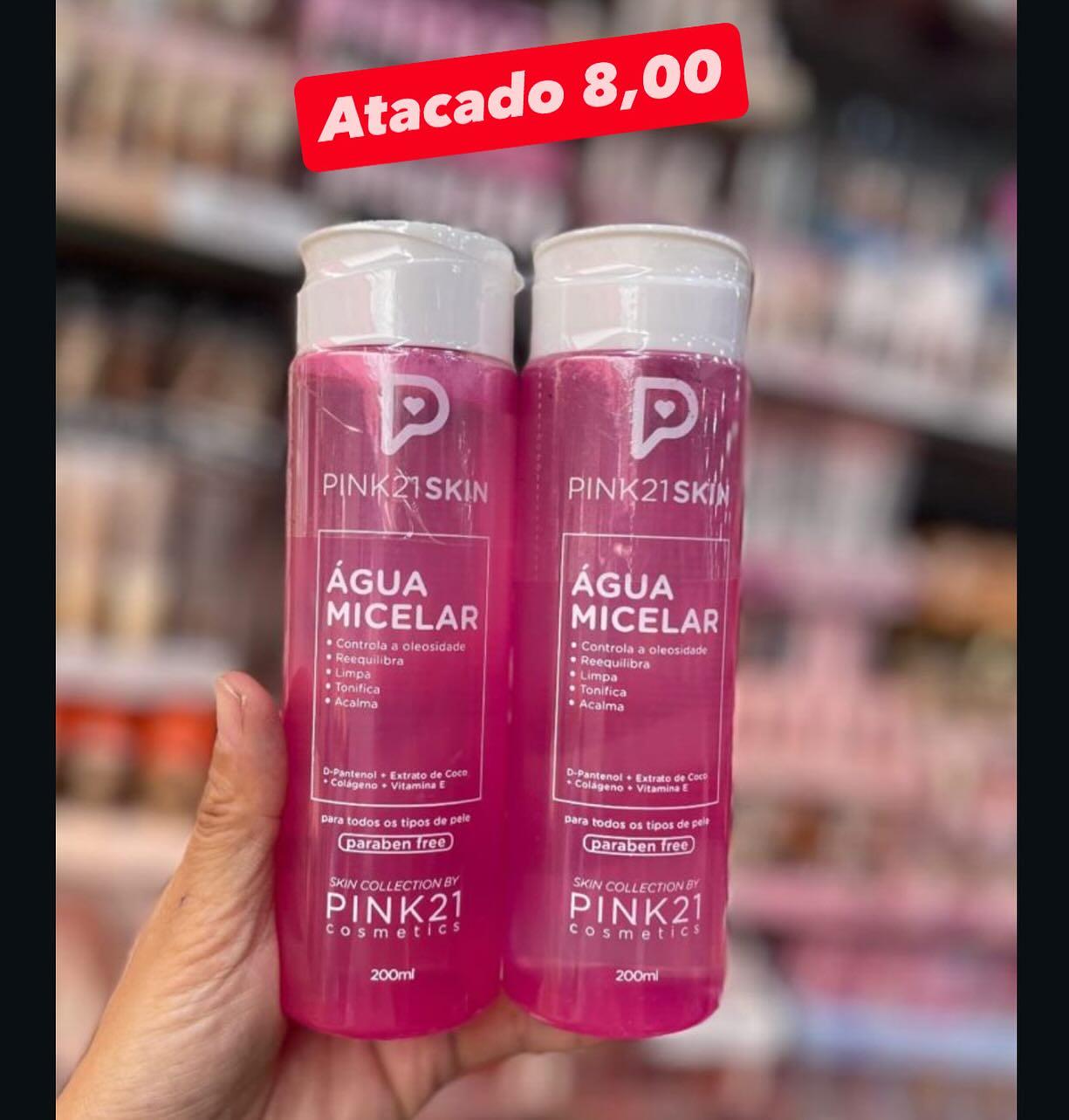 Água Micelar Pink21 Skin 200ml