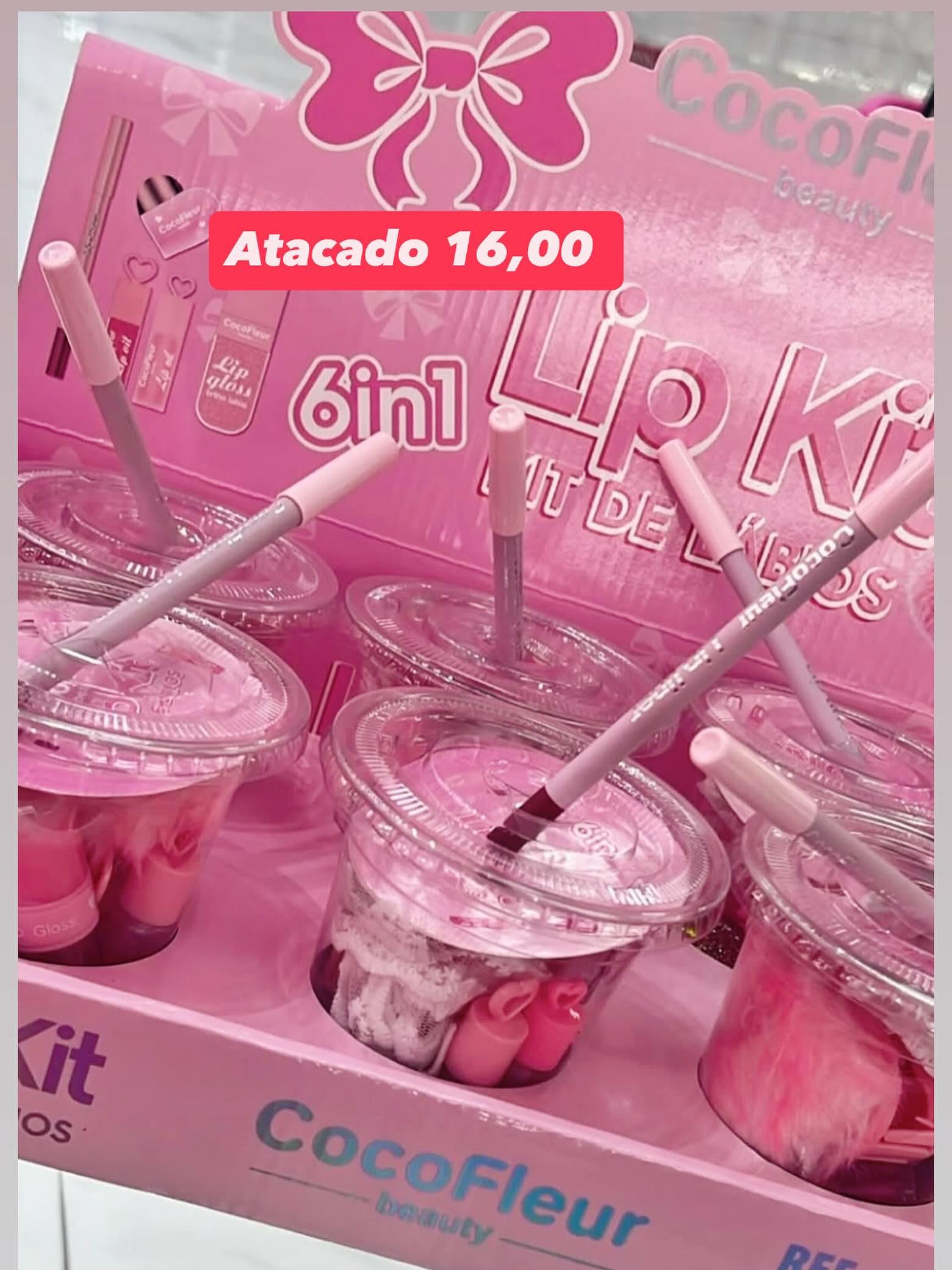 Kit de Lábios 6 em 1 CocoFleur Beauty