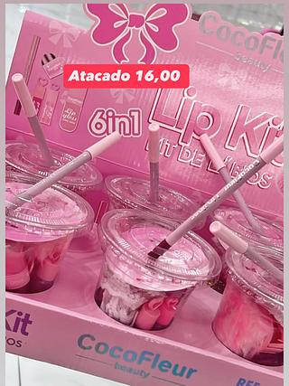 Kit de Lábios 6 em 1 CocoFleur Beauty