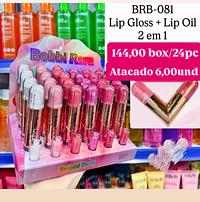 Lip Gloss + Lip Oil 2 em 1 Bobbi Rara BRB-081
