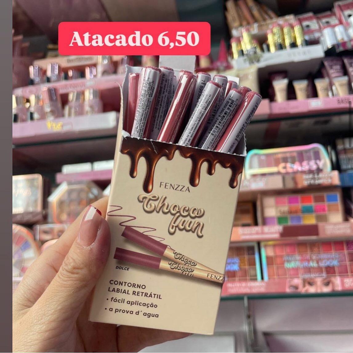 Contorno Labial Retrátil Choco Fun Fenzza — Dolce