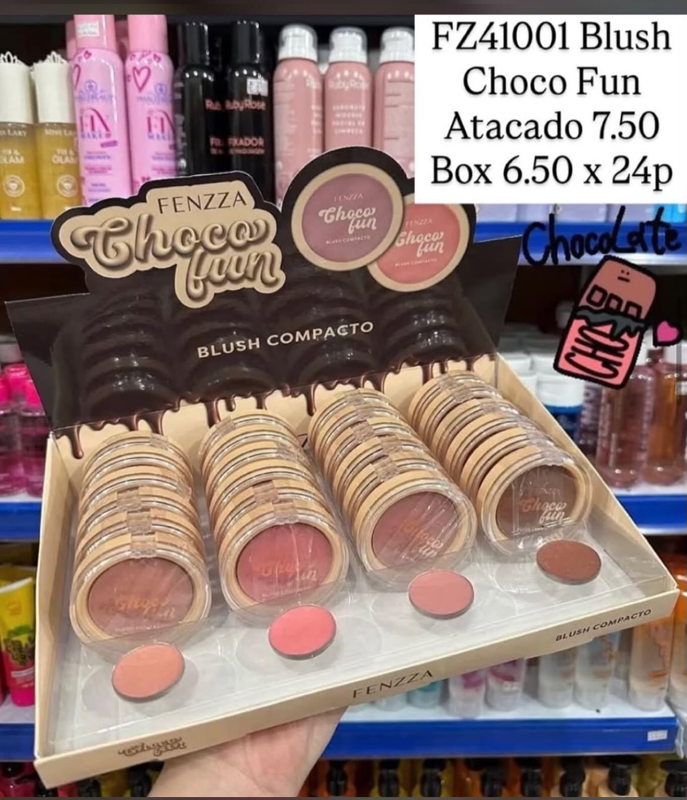 Blush Compacto Choco Fun Fenzza