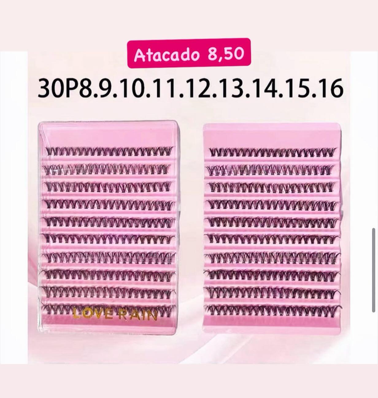 Cílios em Tufos Love Rain 30P 8–16