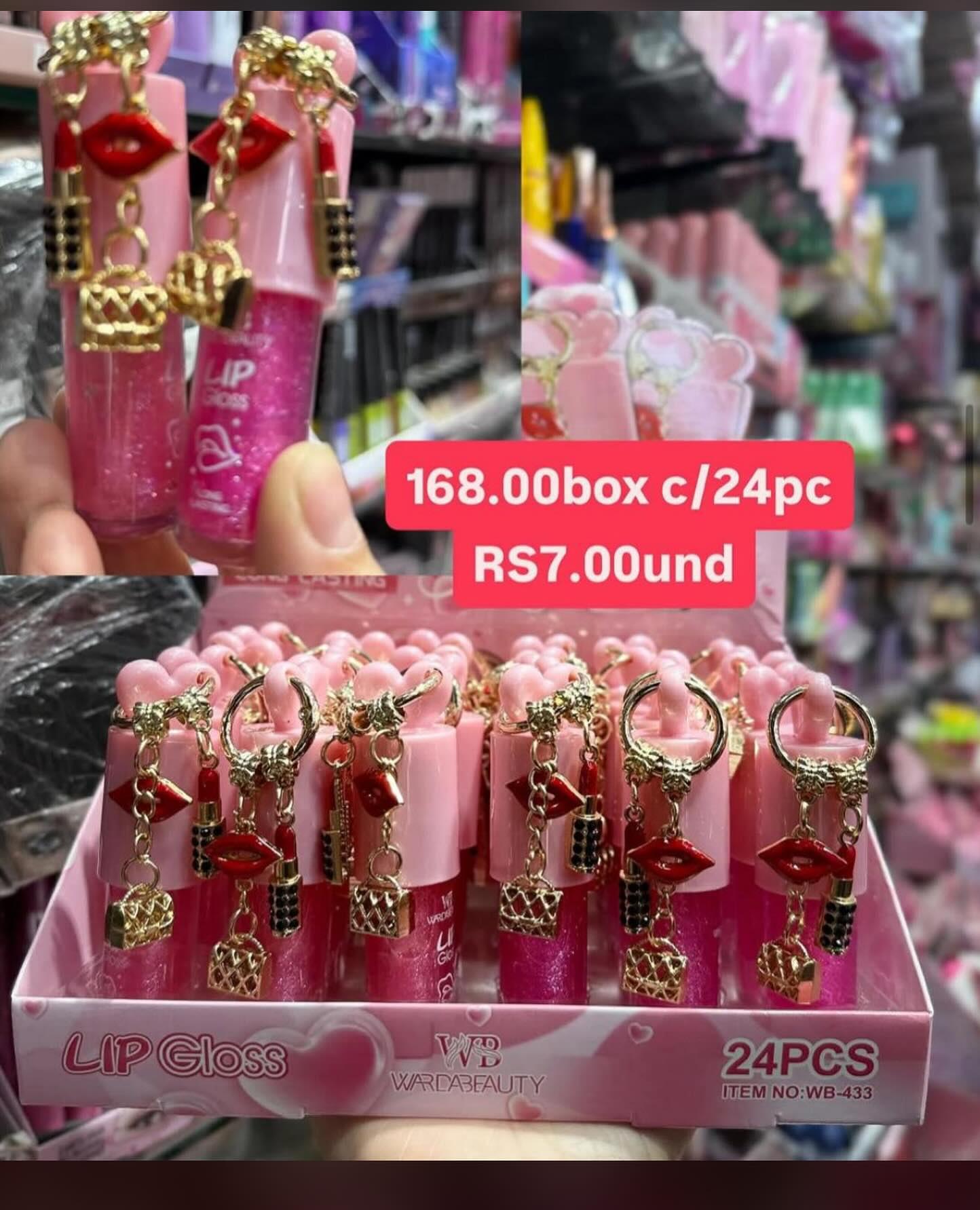 Lip Gloss com Pingente Warda Beauty WB-433