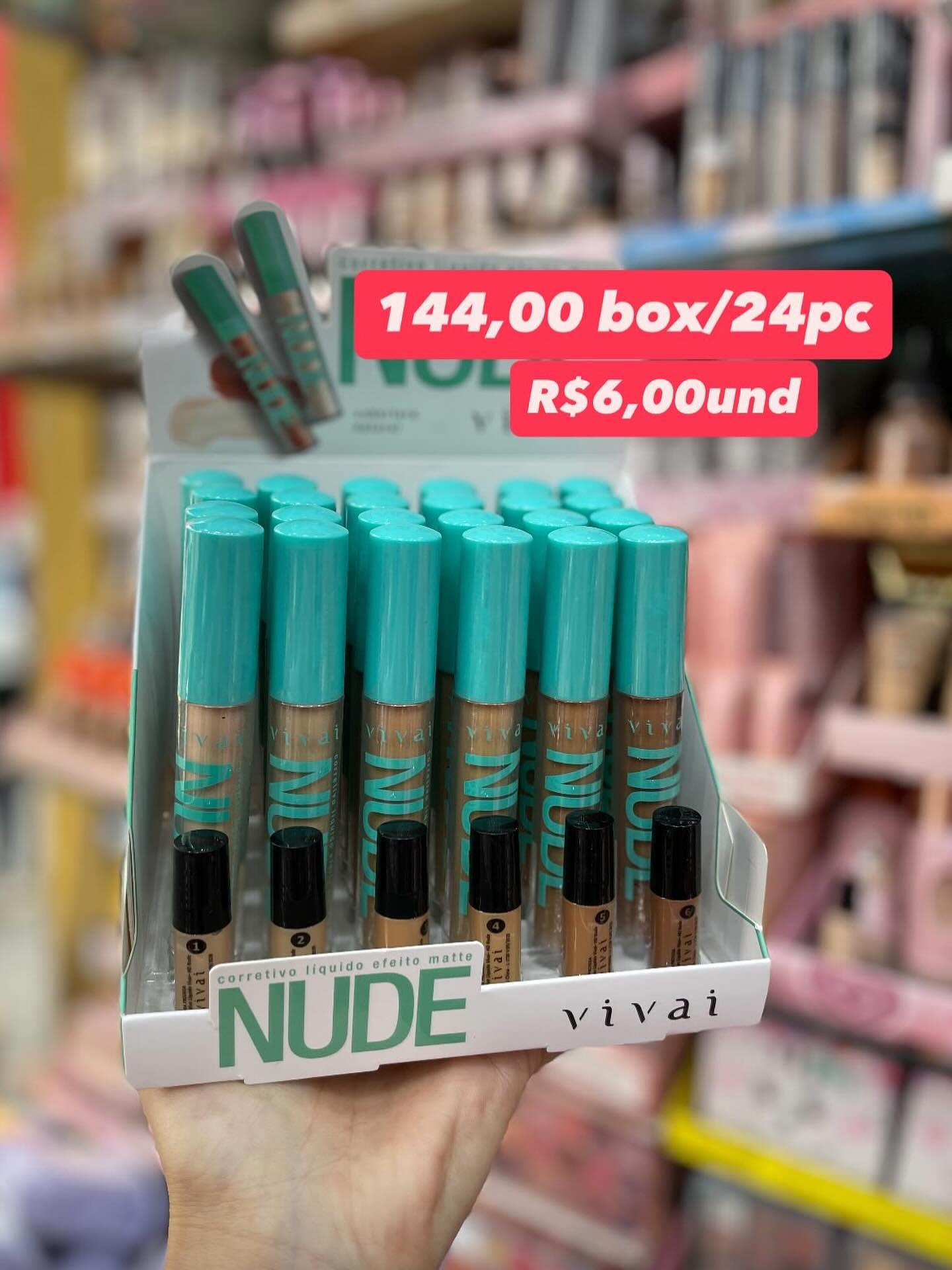 Corretivo Líquido Efeito Matte Nude Vivai