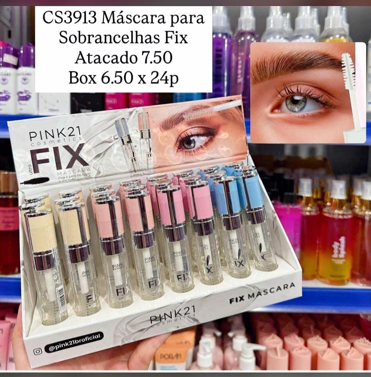 Máscara para Sobrancelhas Fix Pink21 Cosmetics