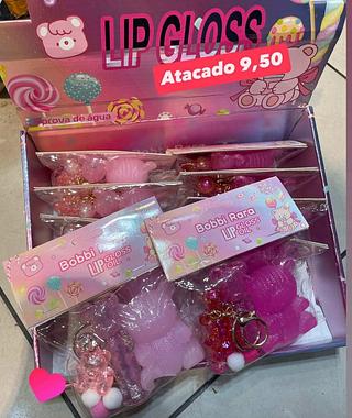 Gloss ursinho chaveiro