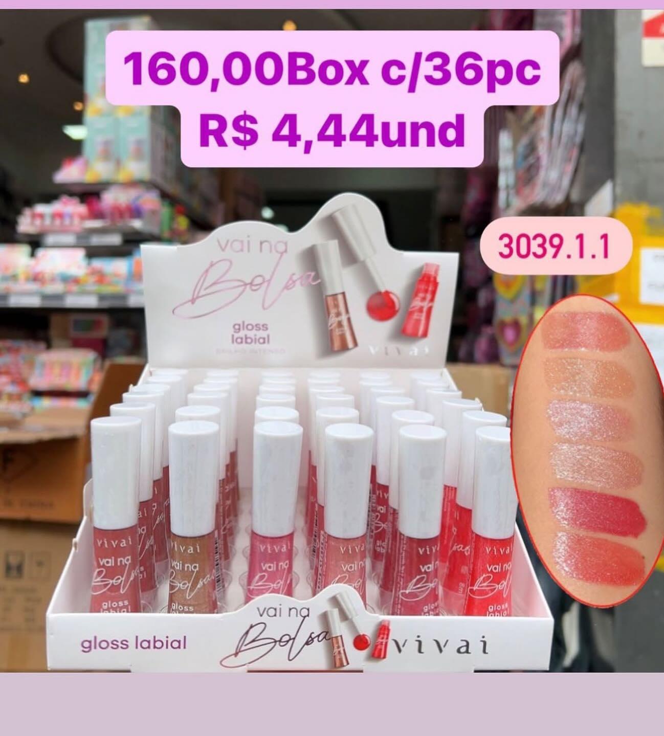 Gloss Labial Vai na Bolsa Vivai