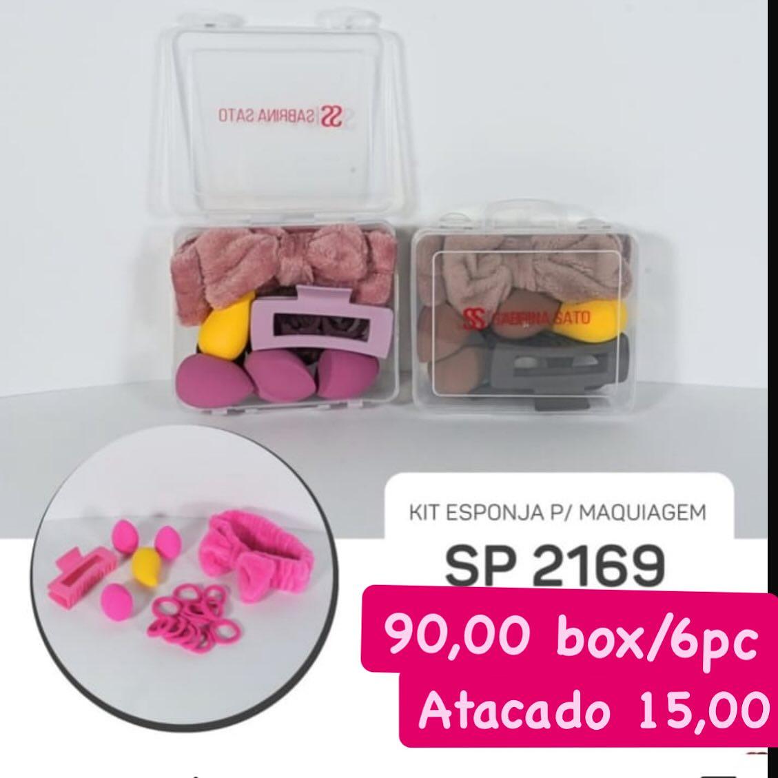 Kit de Esponjas para Maquiagem Sabrina Sato SP 2169