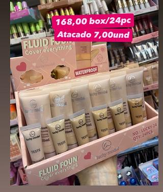 Base Líquida Fluid Foun Cover Everything Lucky Model Waterproof LUCKY-24