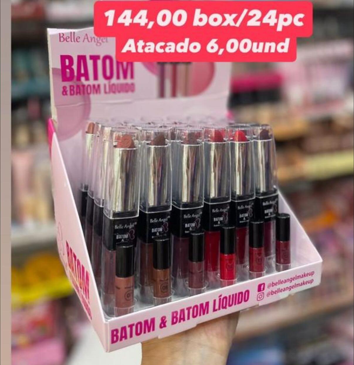 Batom & Batom Líquido Belle Angel