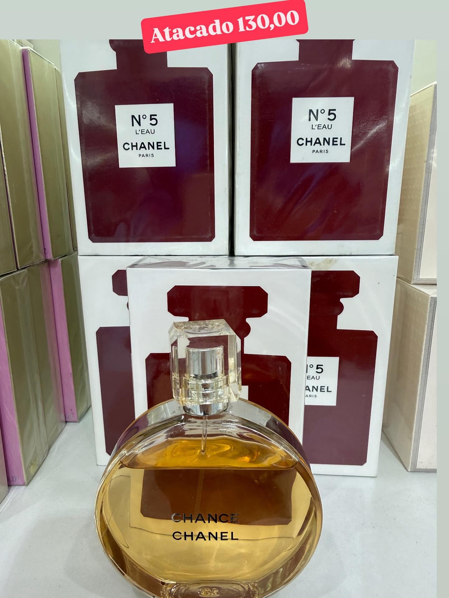 Perfume Chance Chanel N°5 L'Eau 100ml — frasco dourado